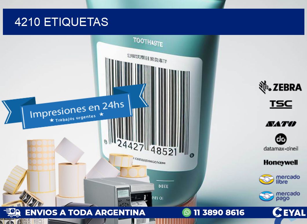 4210 ETIQUETAS