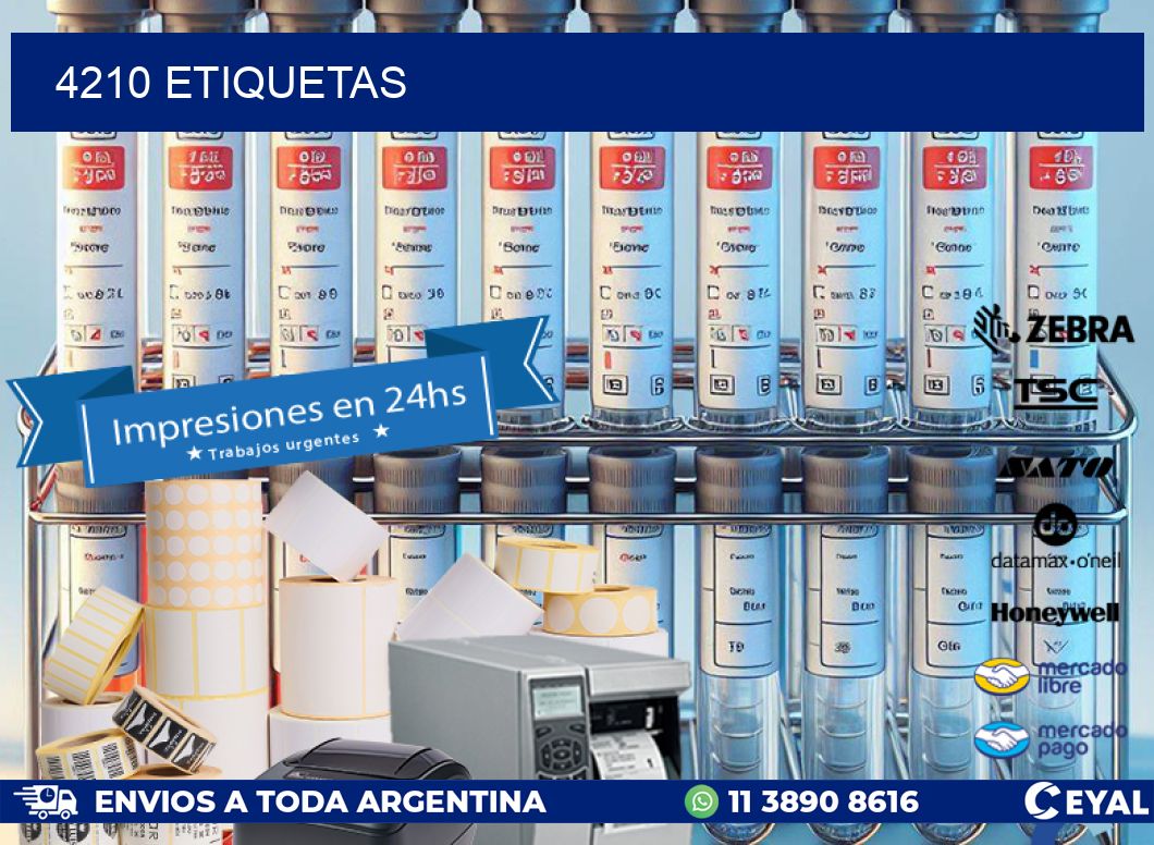4210 ETIQUETAS