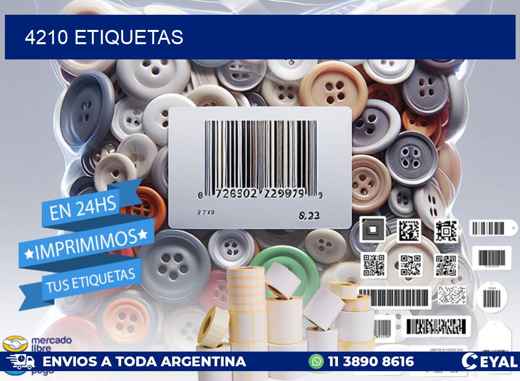 4210 ETIQUETAS
