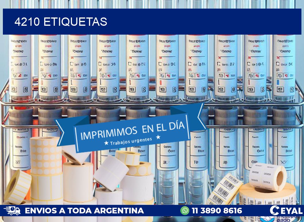 4210 ETIQUETAS