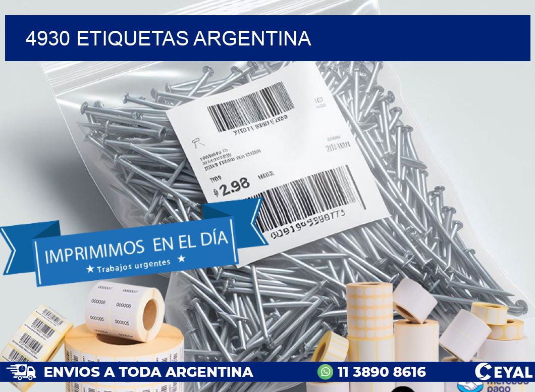 4930 ETIQUETAS ARGENTINA