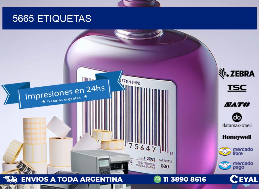 5665 ETIQUETAS