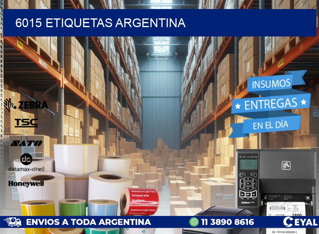 6015 ETIQUETAS ARGENTINA