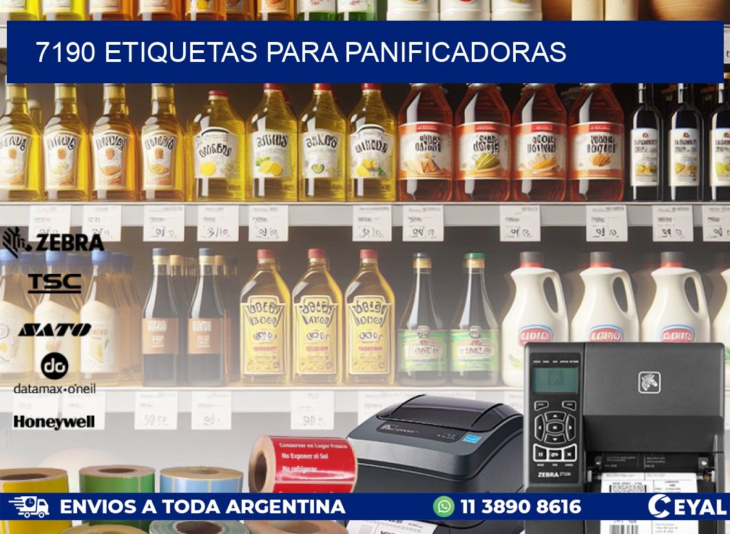 7190 ETIQUETAS PARA PANIFICADORAS