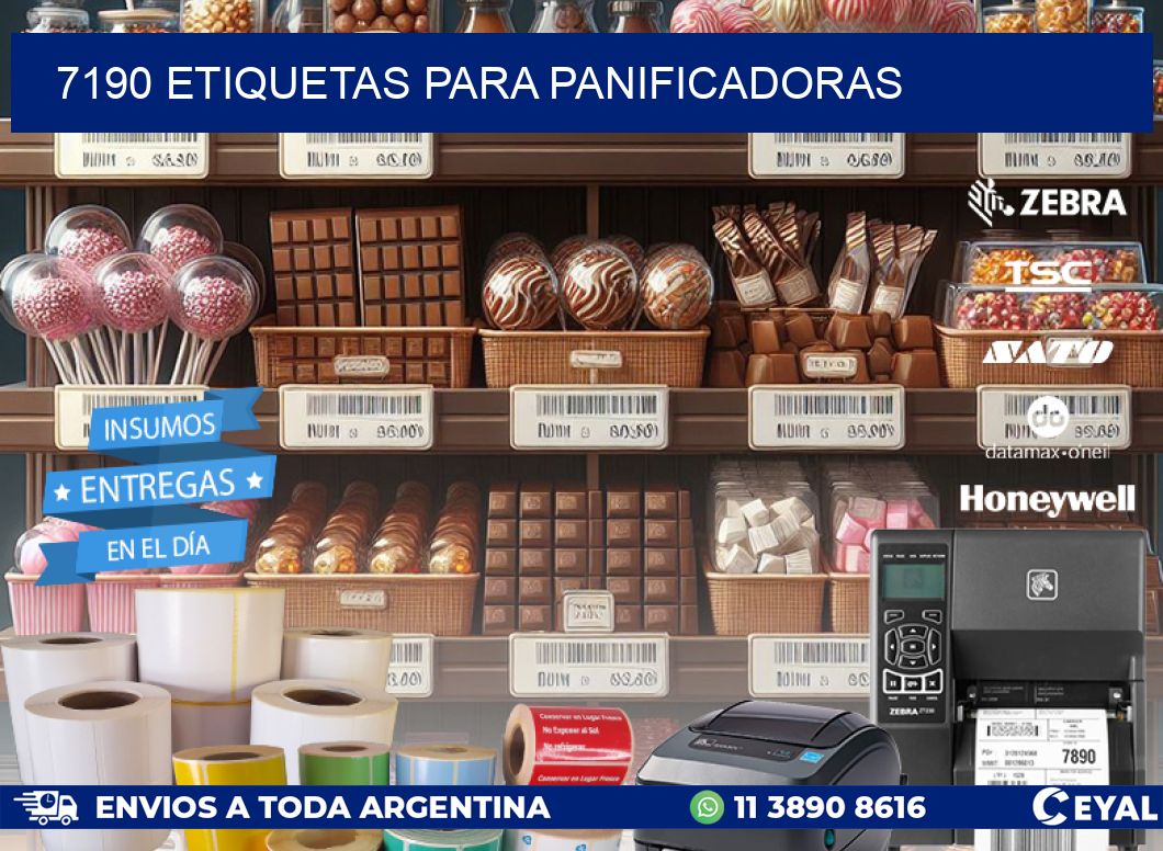 7190 ETIQUETAS PARA PANIFICADORAS