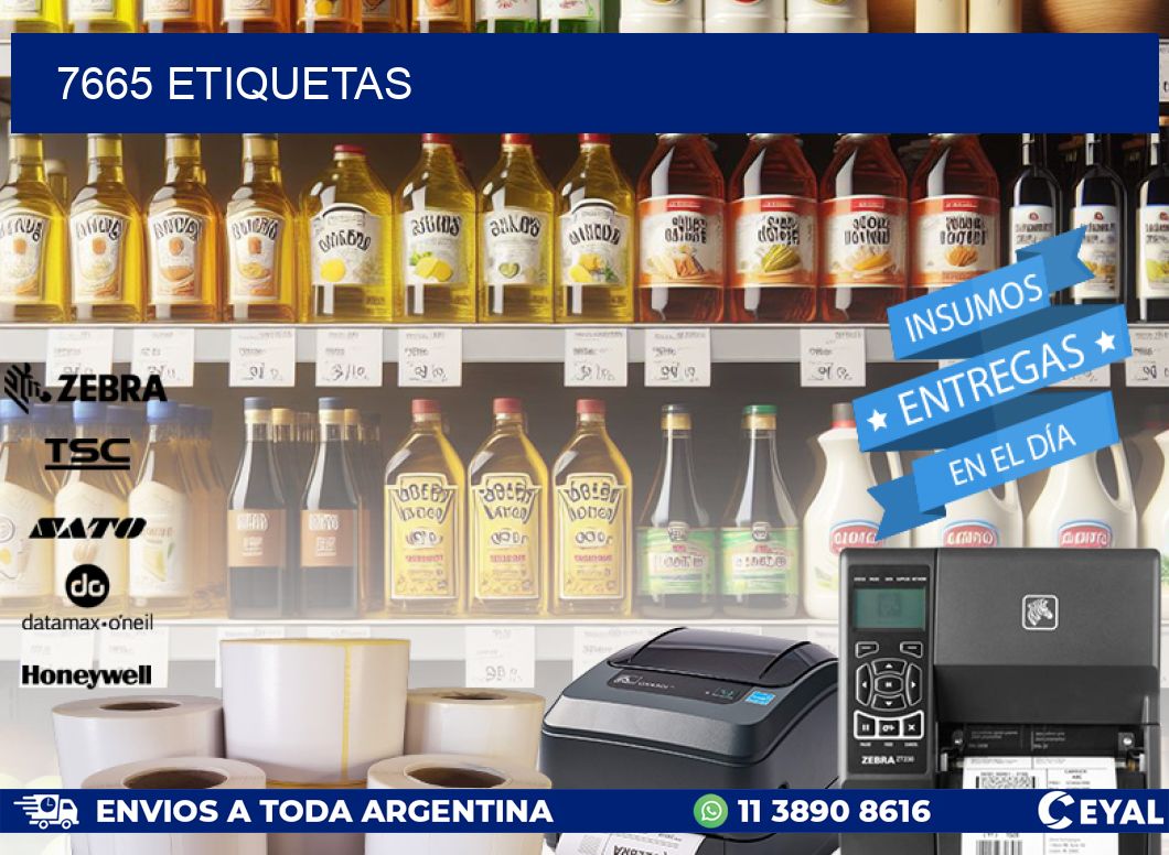 7665 ETIQUETAS