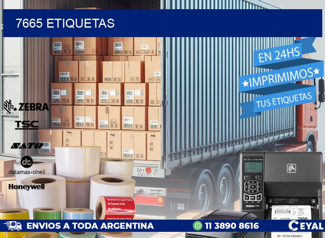 7665 ETIQUETAS