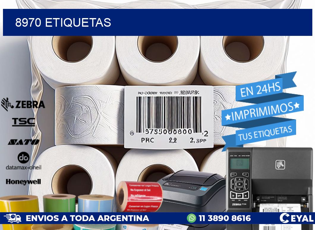 8970 ETIQUETAS