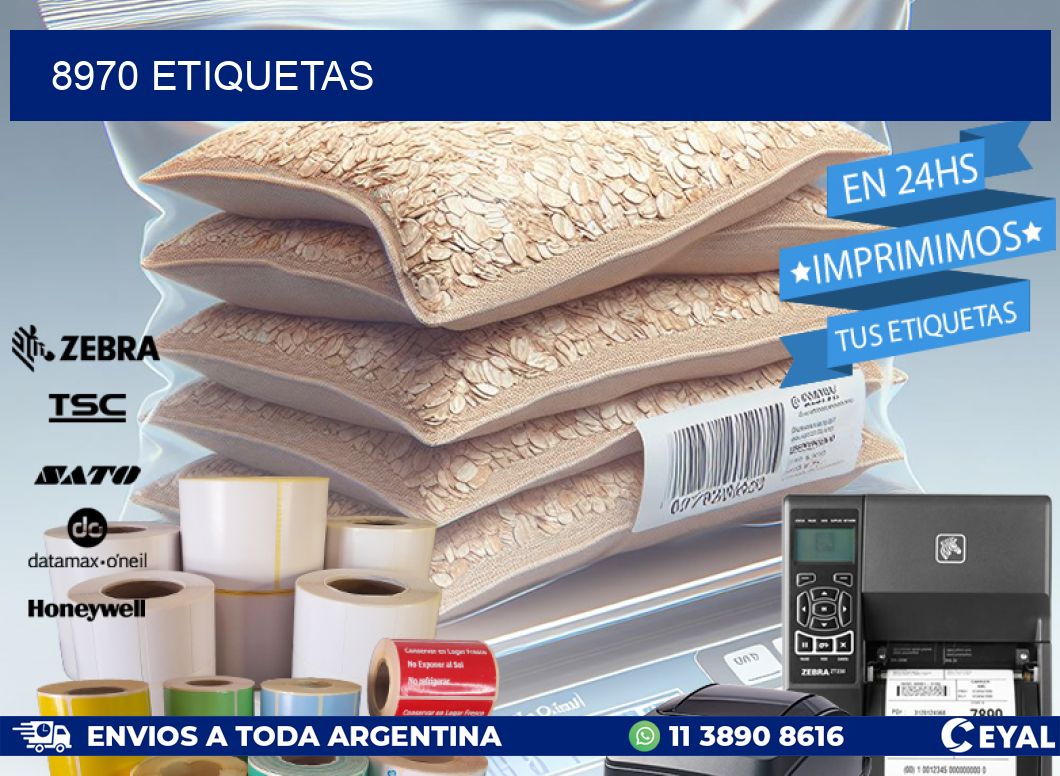 8970 ETIQUETAS