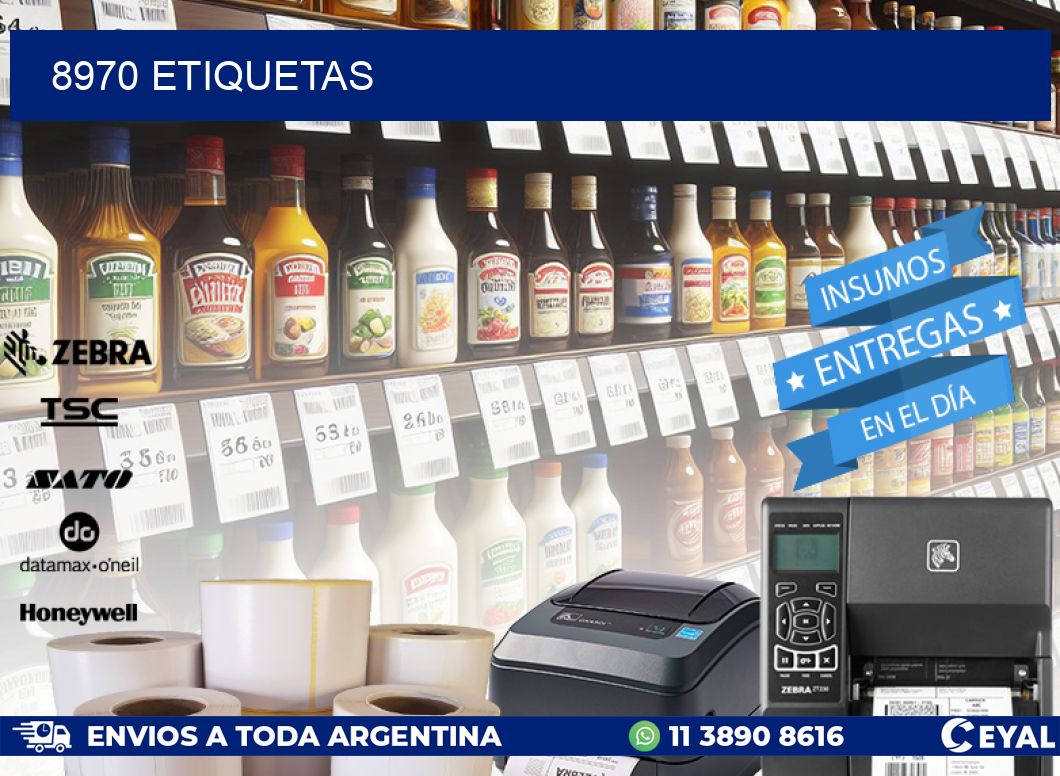 8970 ETIQUETAS