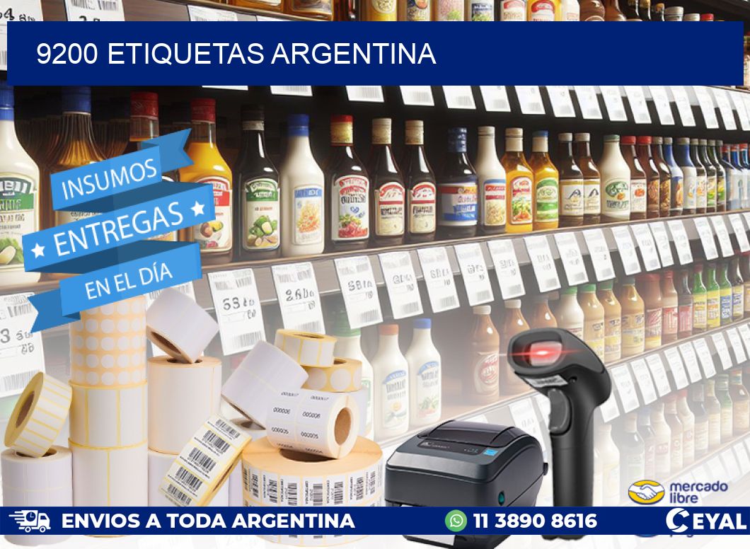 9200 ETIQUETAS ARGENTINA