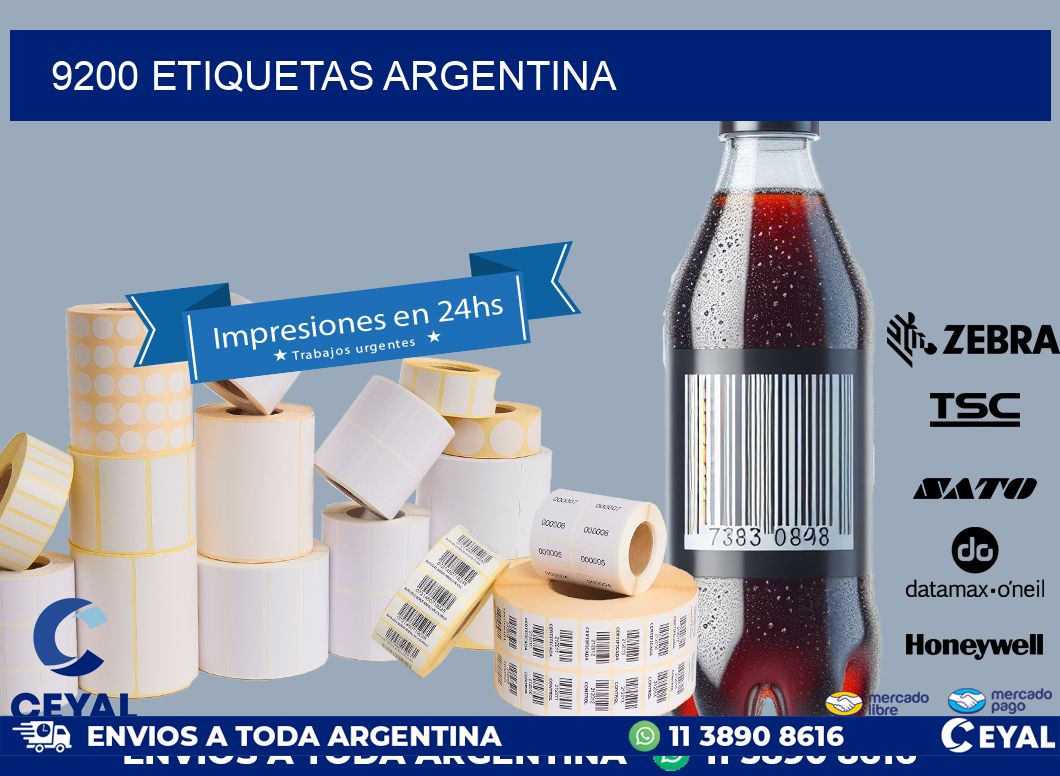 9200 ETIQUETAS ARGENTINA