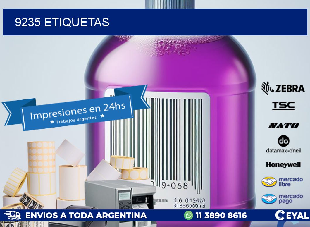 9235 ETIQUETAS