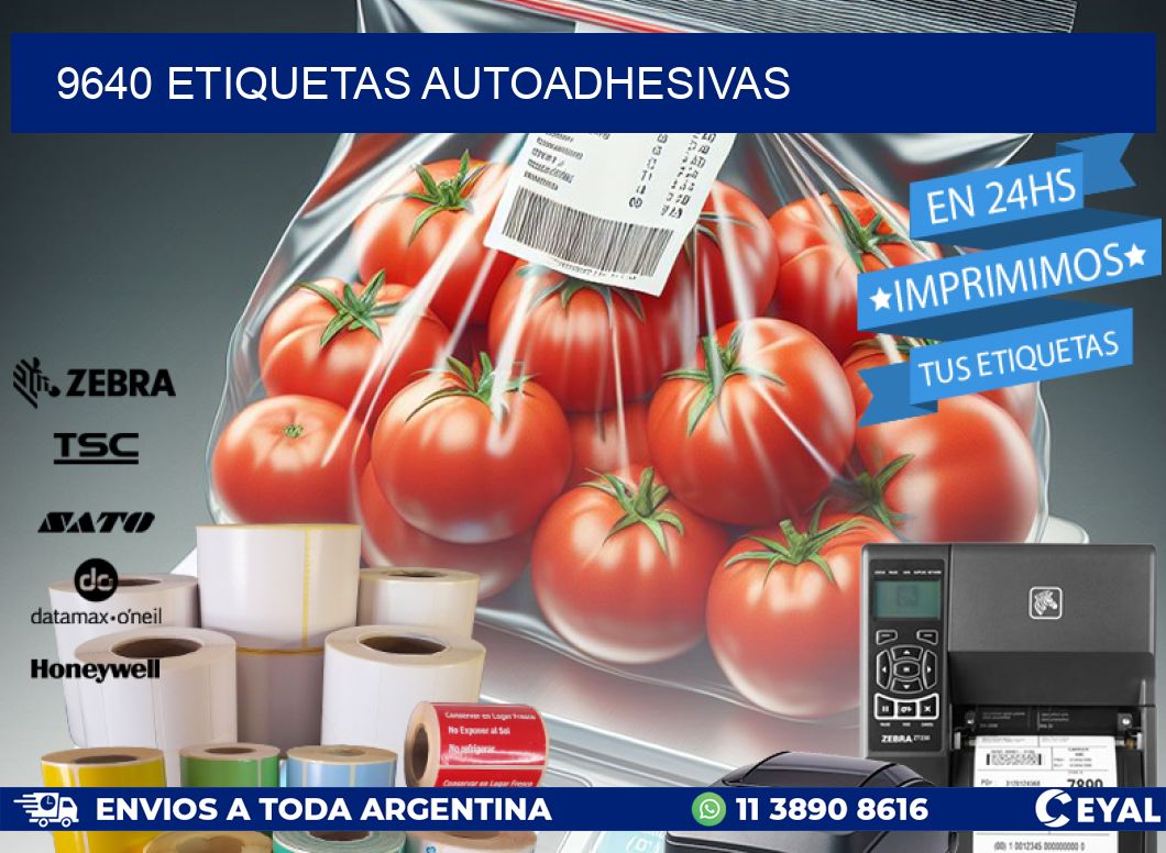 9640 ETIQUETAS AUTOADHESIVAS