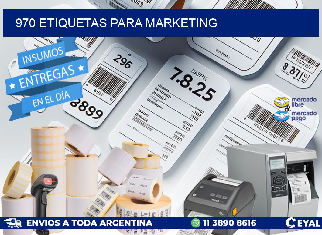970 ETIQUETAS PARA MARKETING