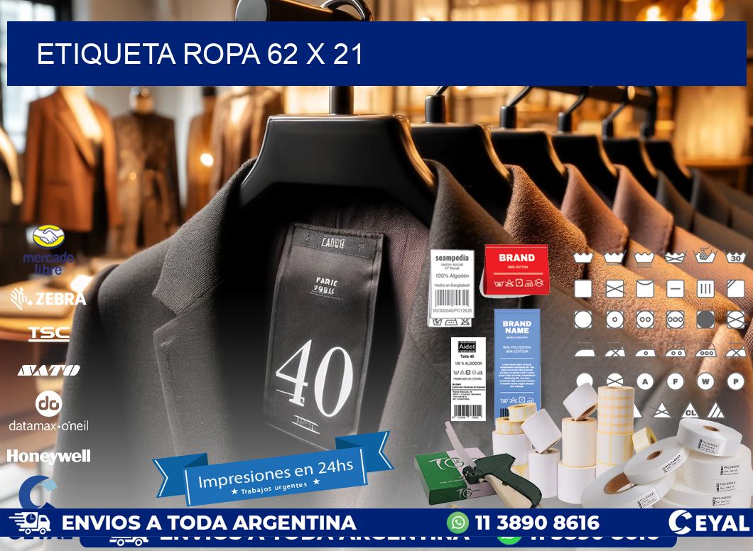 ETIQUETA ROPA 62 x 21