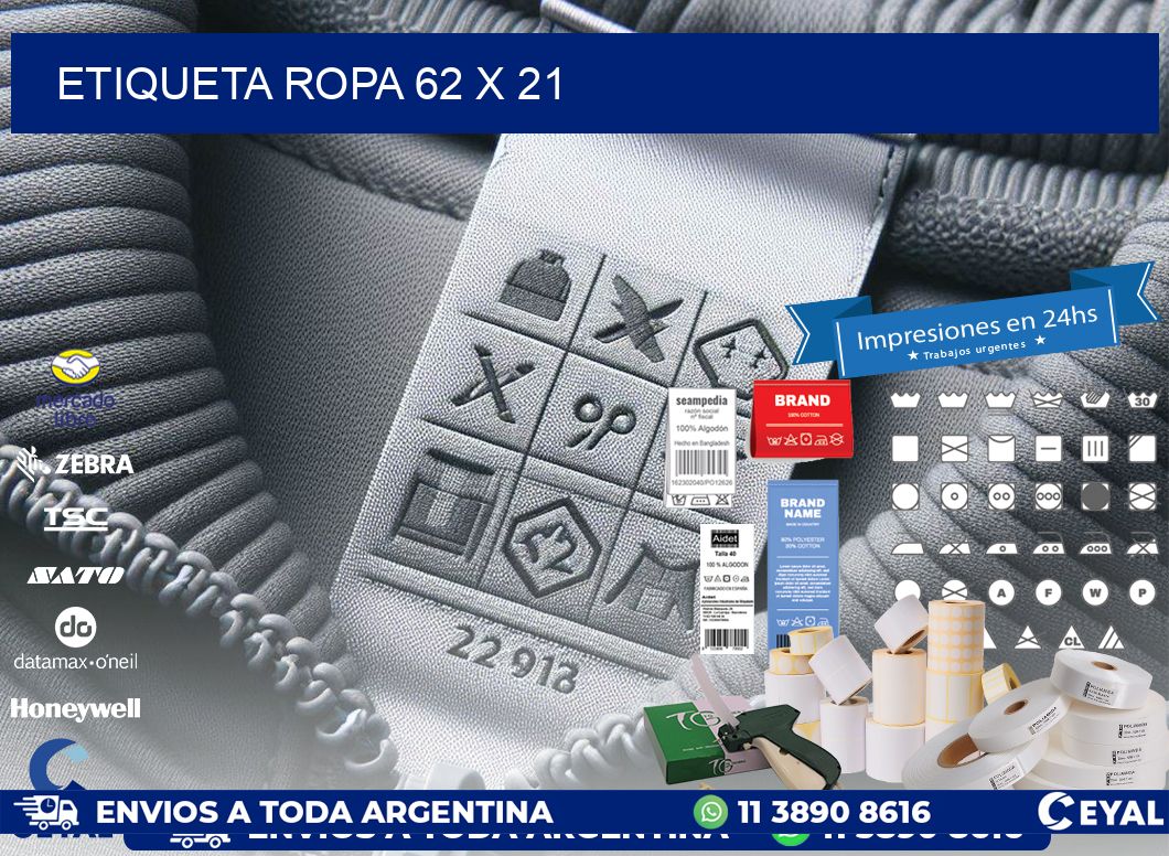 ETIQUETA ROPA 62 x 21