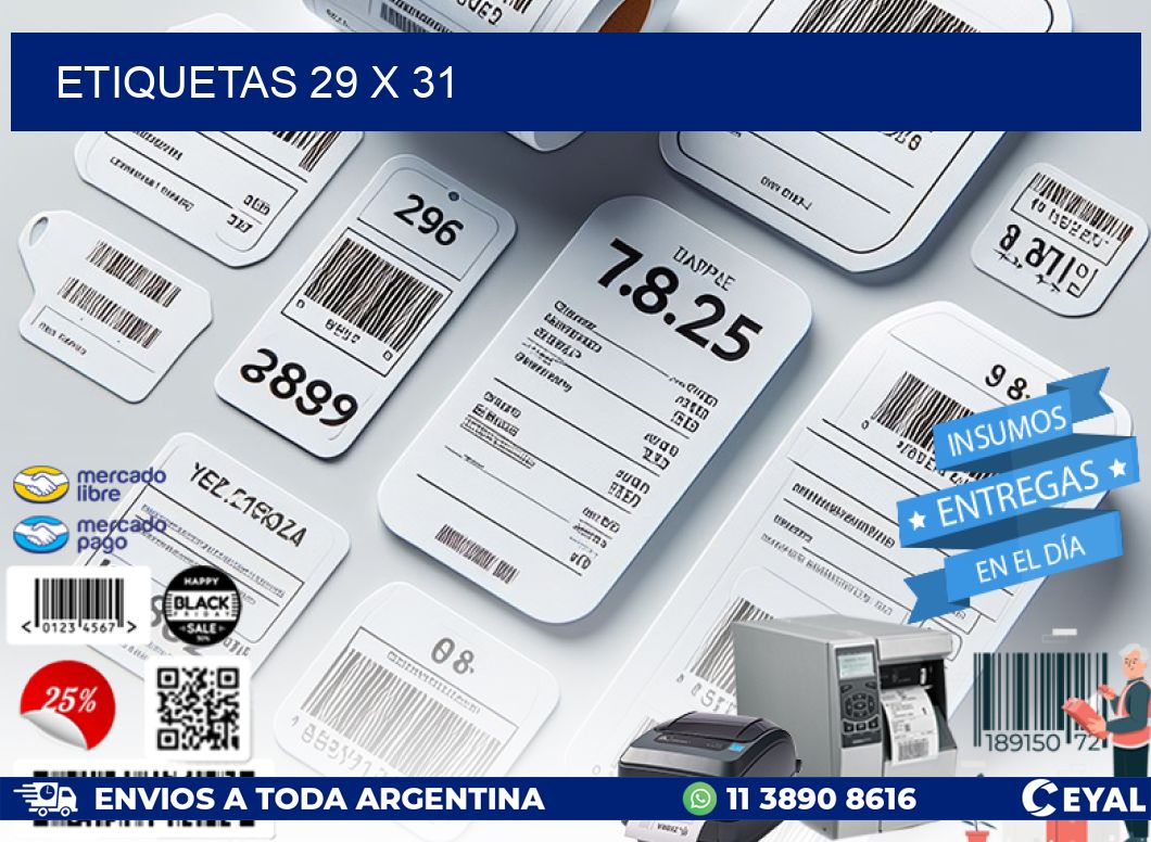 ETIQUETAS 29 x 31