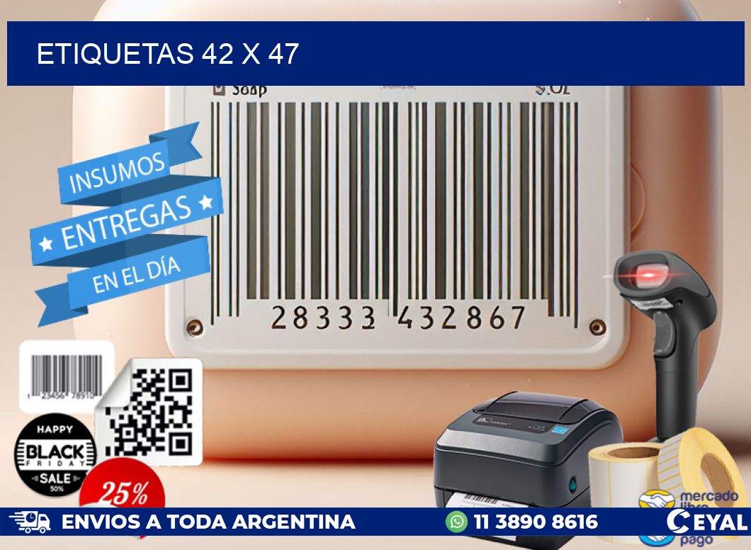 ETIQUETAS 42 x 47