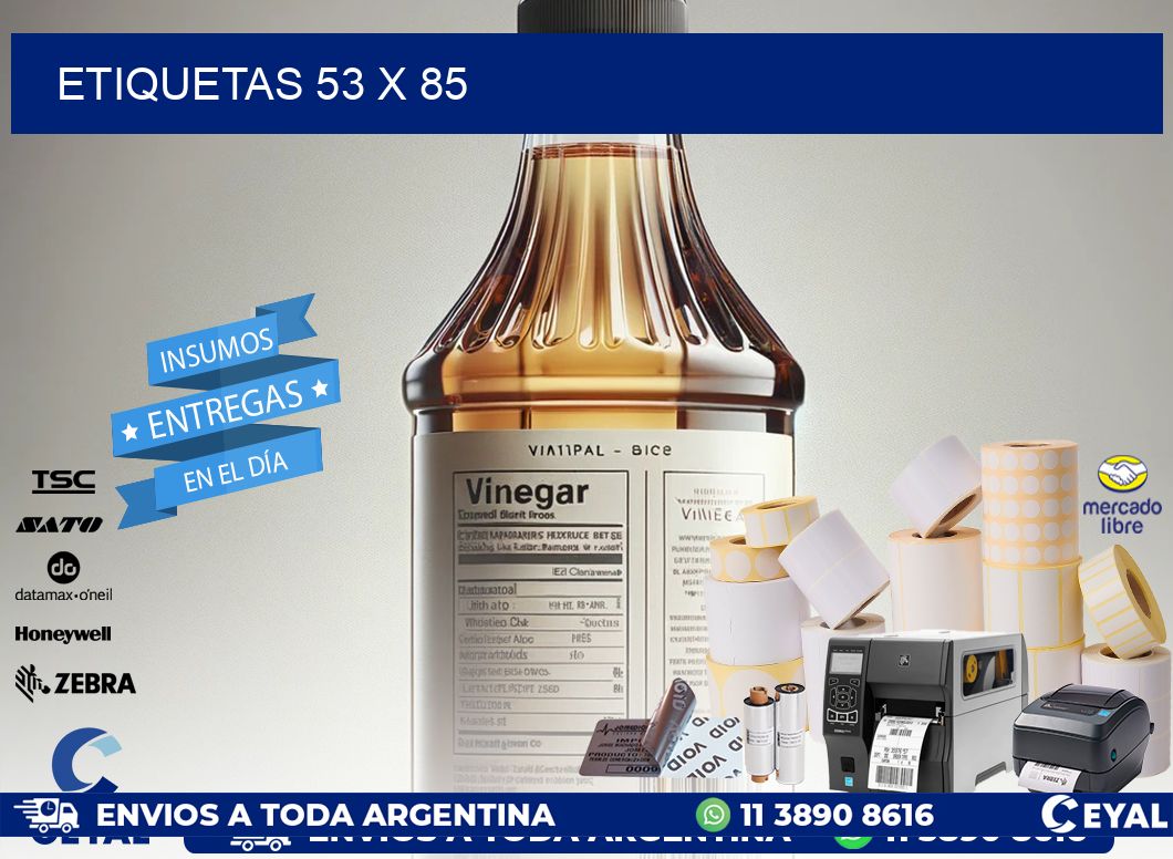 ETIQUETAS 53 x 85
