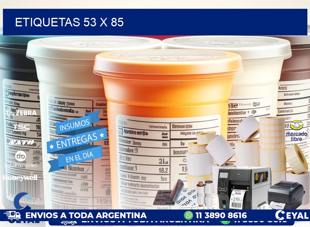 ETIQUETAS 53 x 85