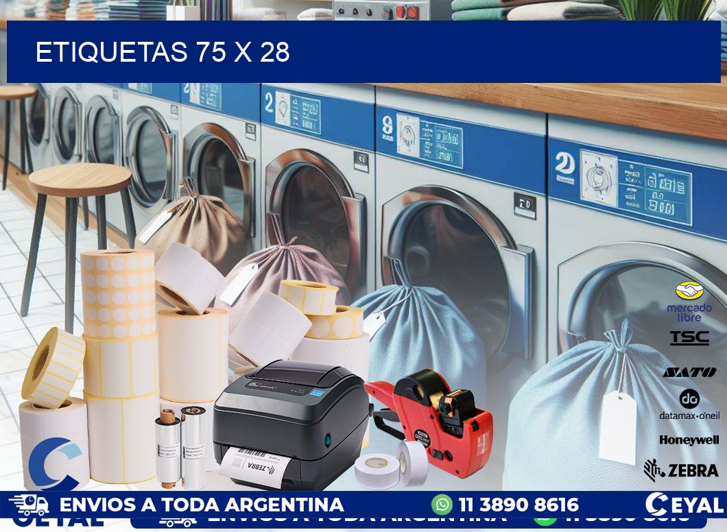 ETIQUETAS 75 x 28
