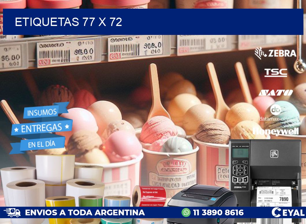 ETIQUETAS 77 x 72