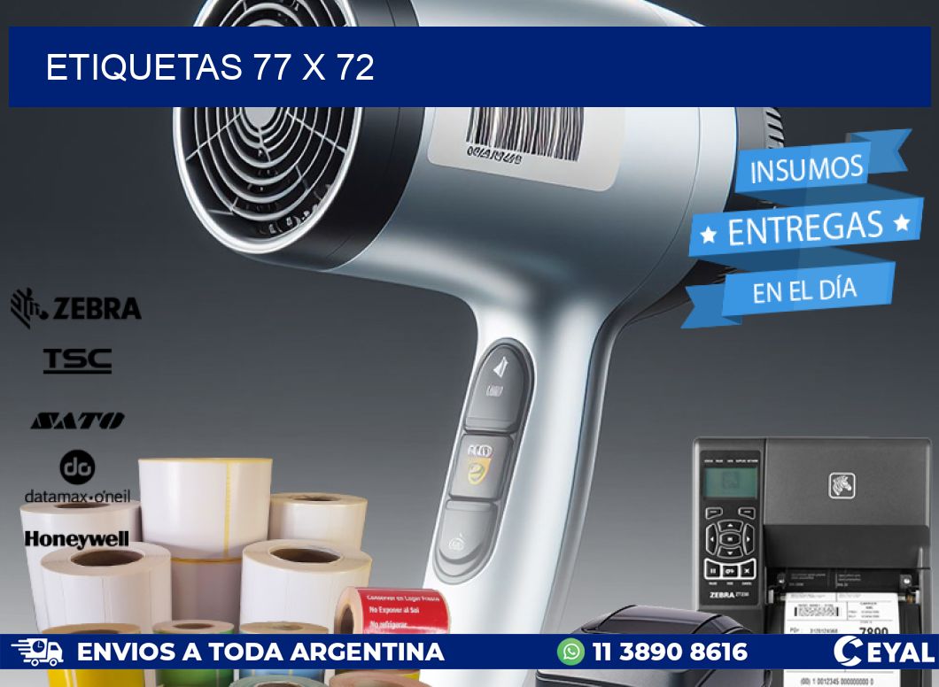 ETIQUETAS 77 x 72