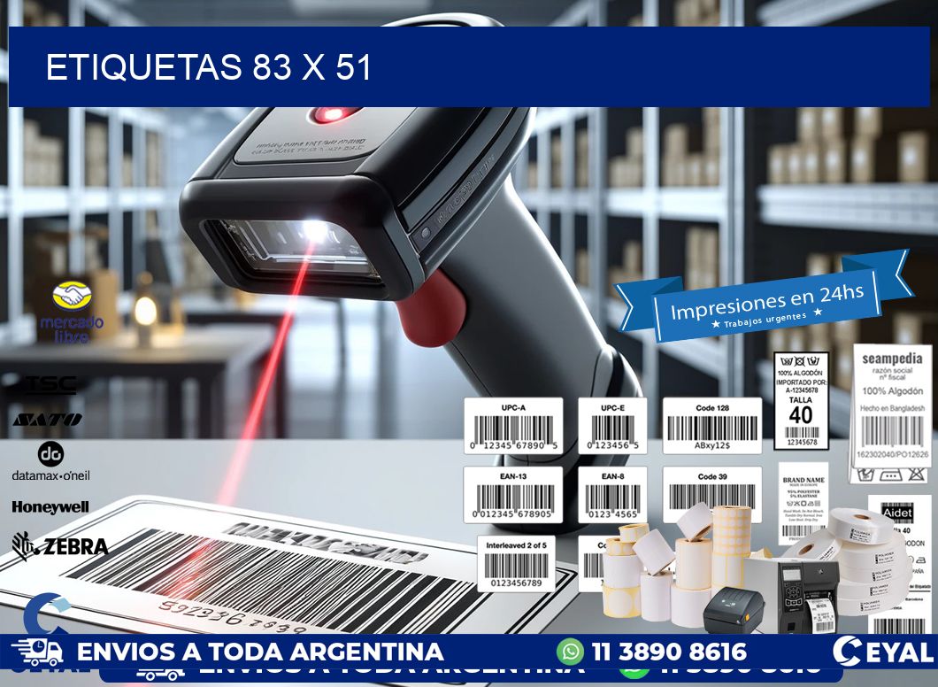 ETIQUETAS 83 x 51