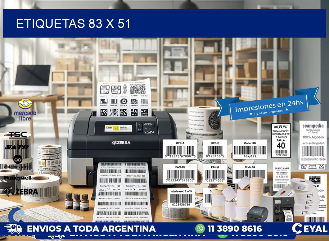 ETIQUETAS 83 x 51