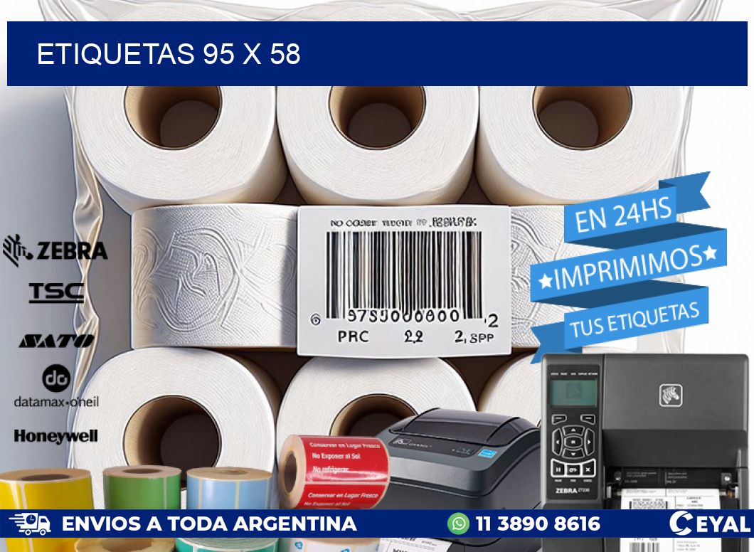 ETIQUETAS 95 x 58