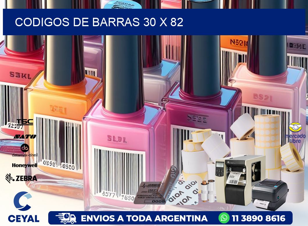 codigos de barras 30 x 82
