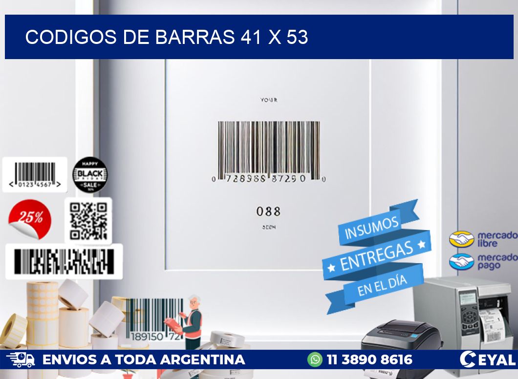 codigos de barras 41 x 53