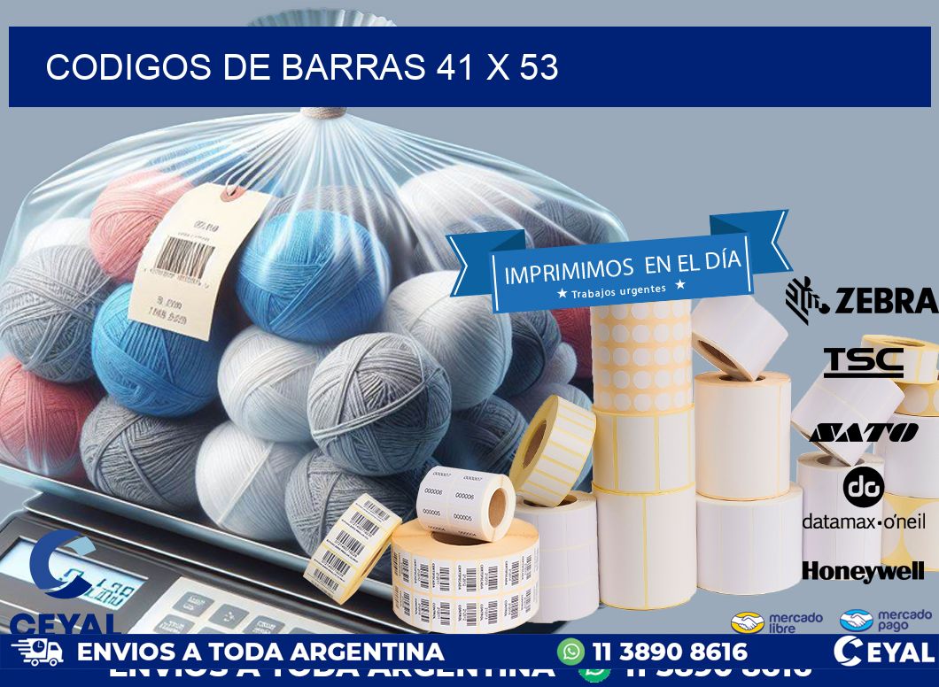 codigos de barras 41 x 53