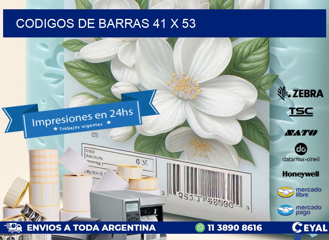 codigos de barras 41 x 53