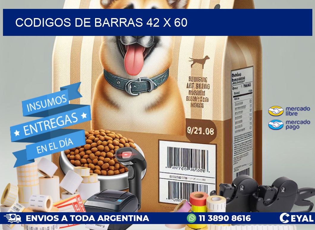 codigos de barras 42 x 60
