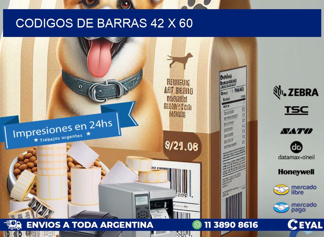 codigos de barras 42 x 60