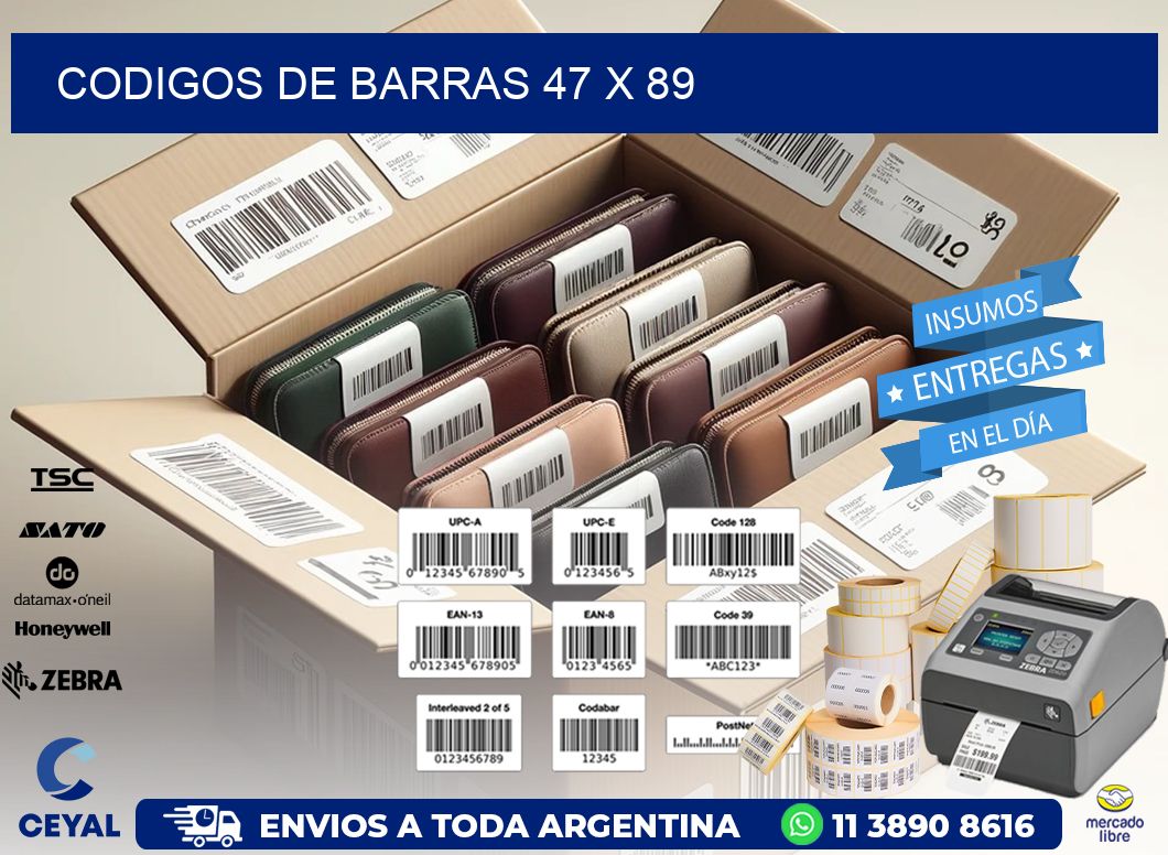 codigos de barras 47 x 89