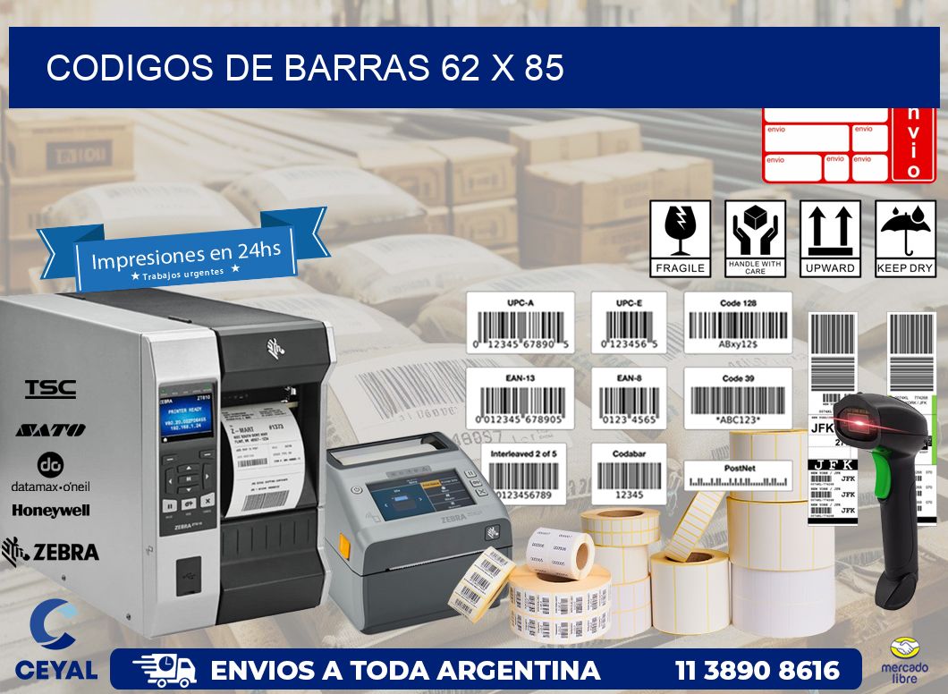 codigos de barras 62 x 85