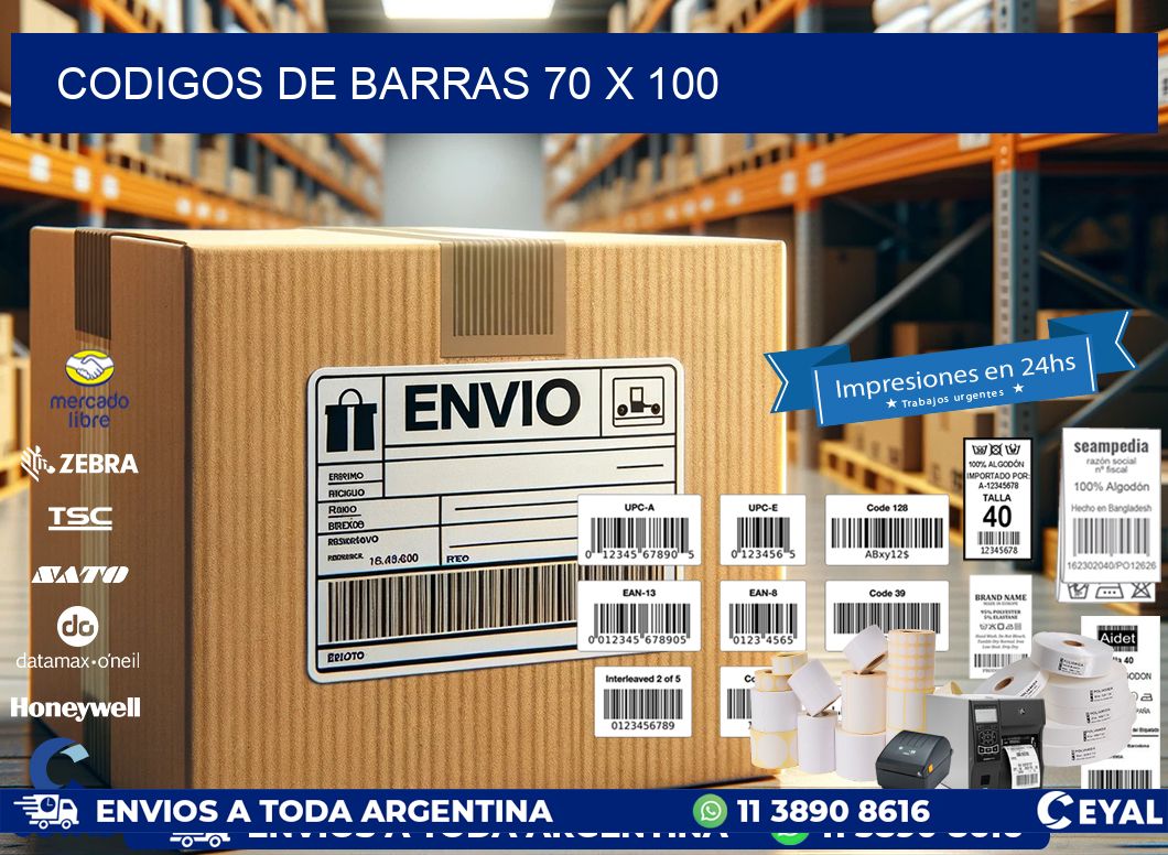 codigos de barras 70 x 100