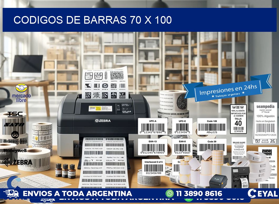 codigos de barras 70 x 100