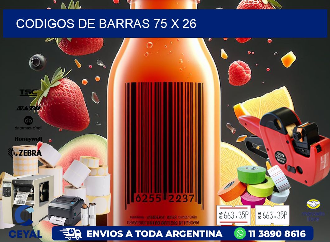 codigos de barras 75 x 26