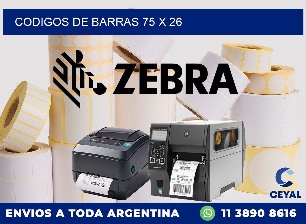 codigos de barras 75 x 26