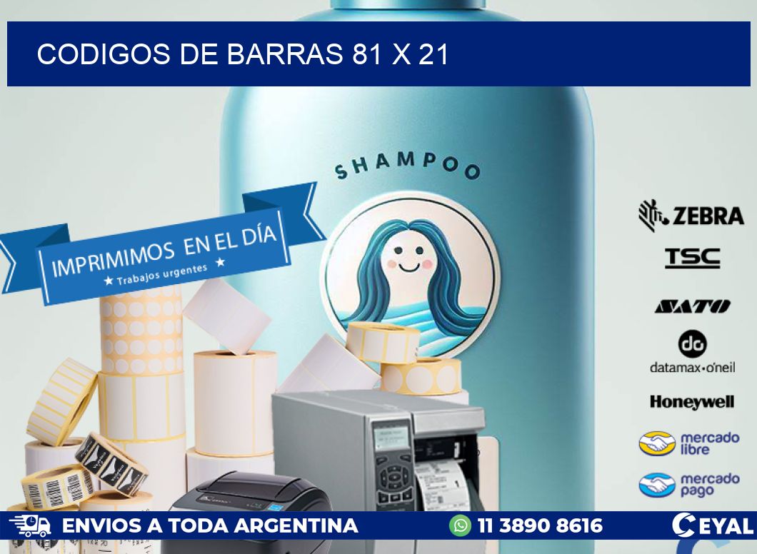 codigos de barras 81 x 21