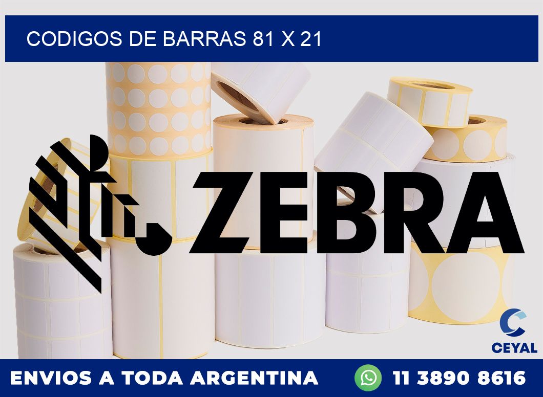 codigos de barras 81 x 21