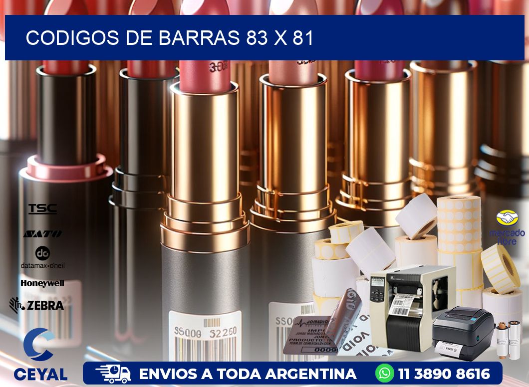 codigos de barras 83 x 81