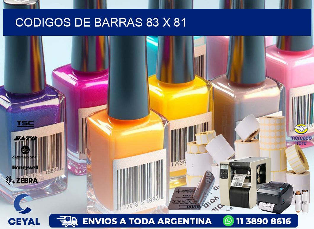 codigos de barras 83 x 81