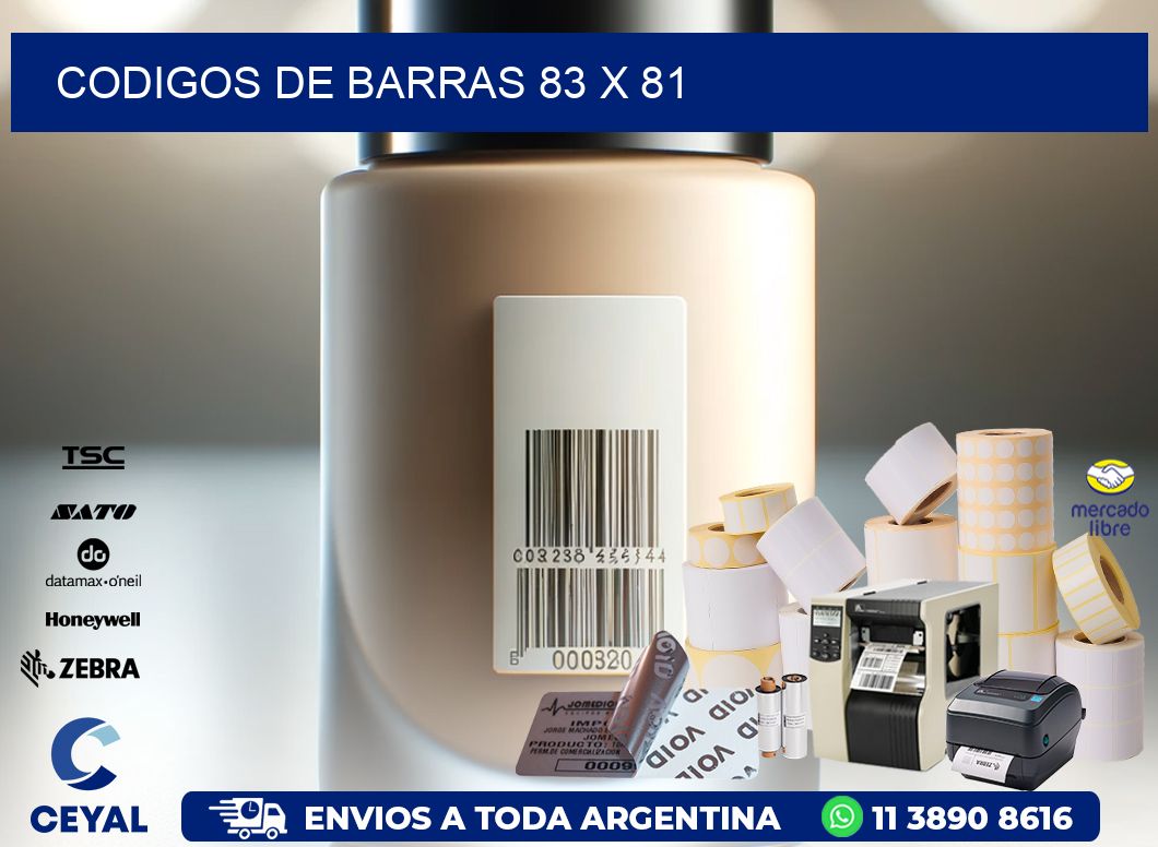 codigos de barras 83 x 81