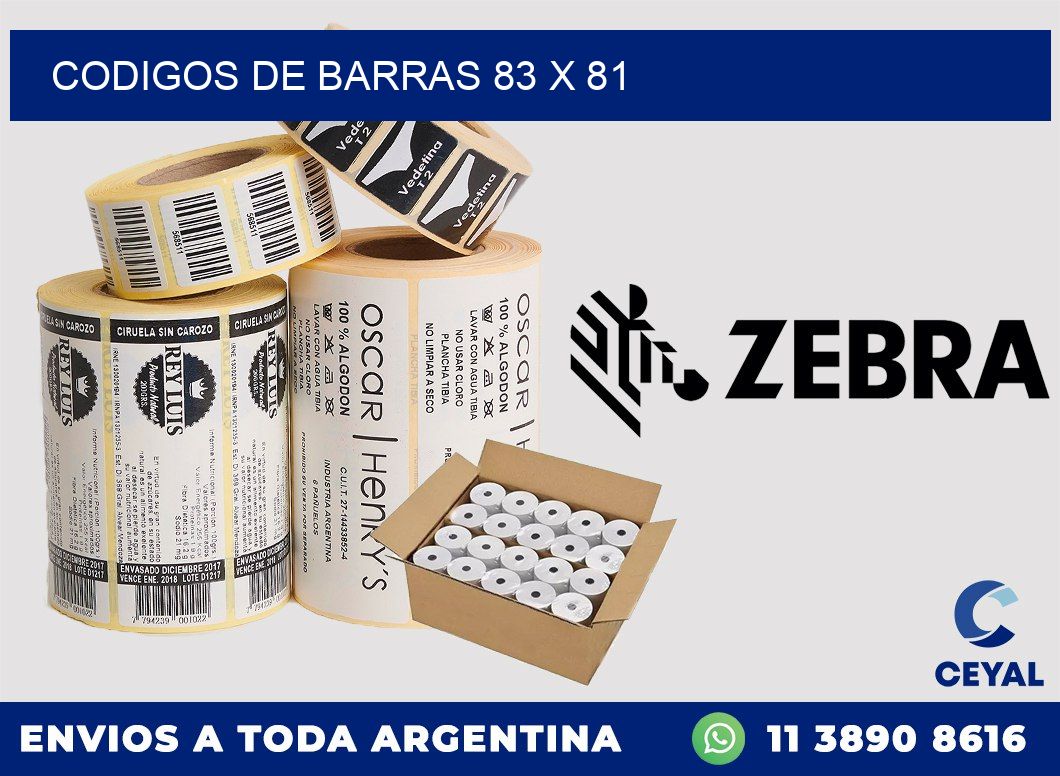 codigos de barras 83 x 81