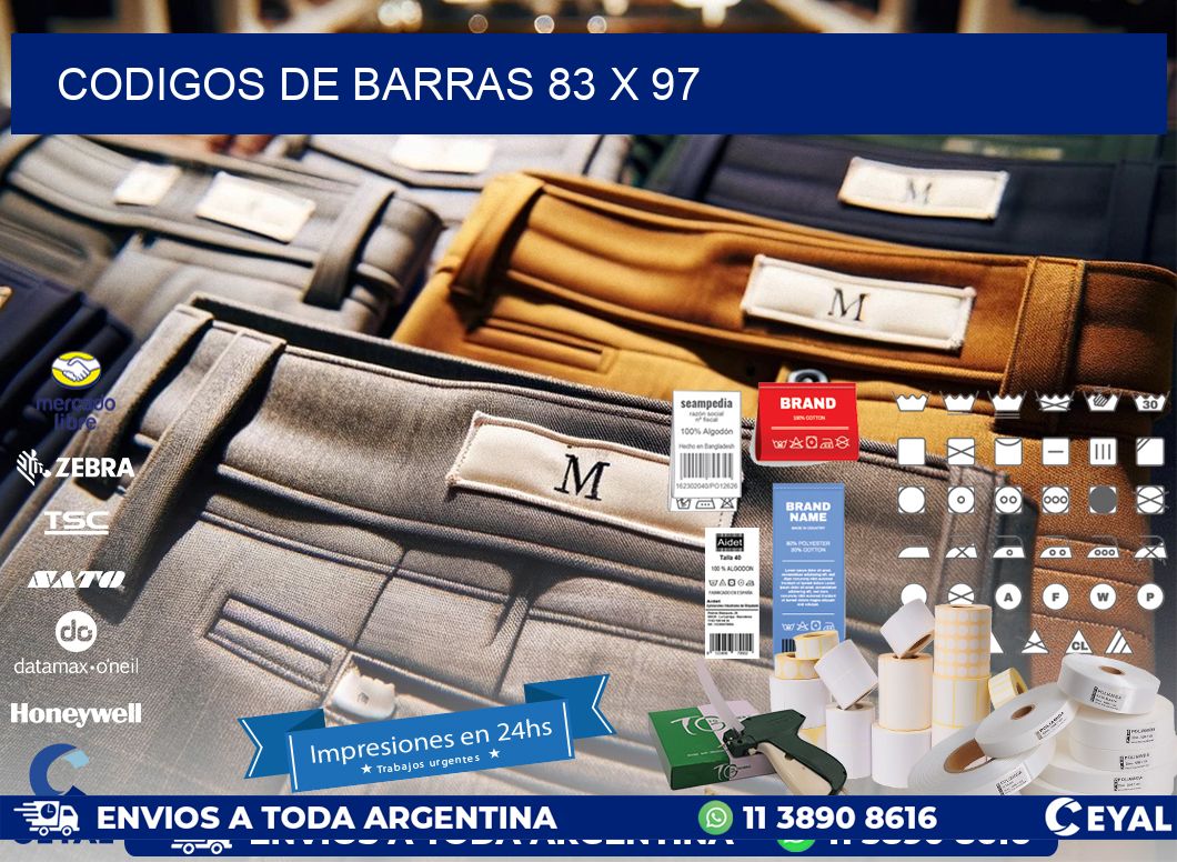 codigos de barras 83 x 97